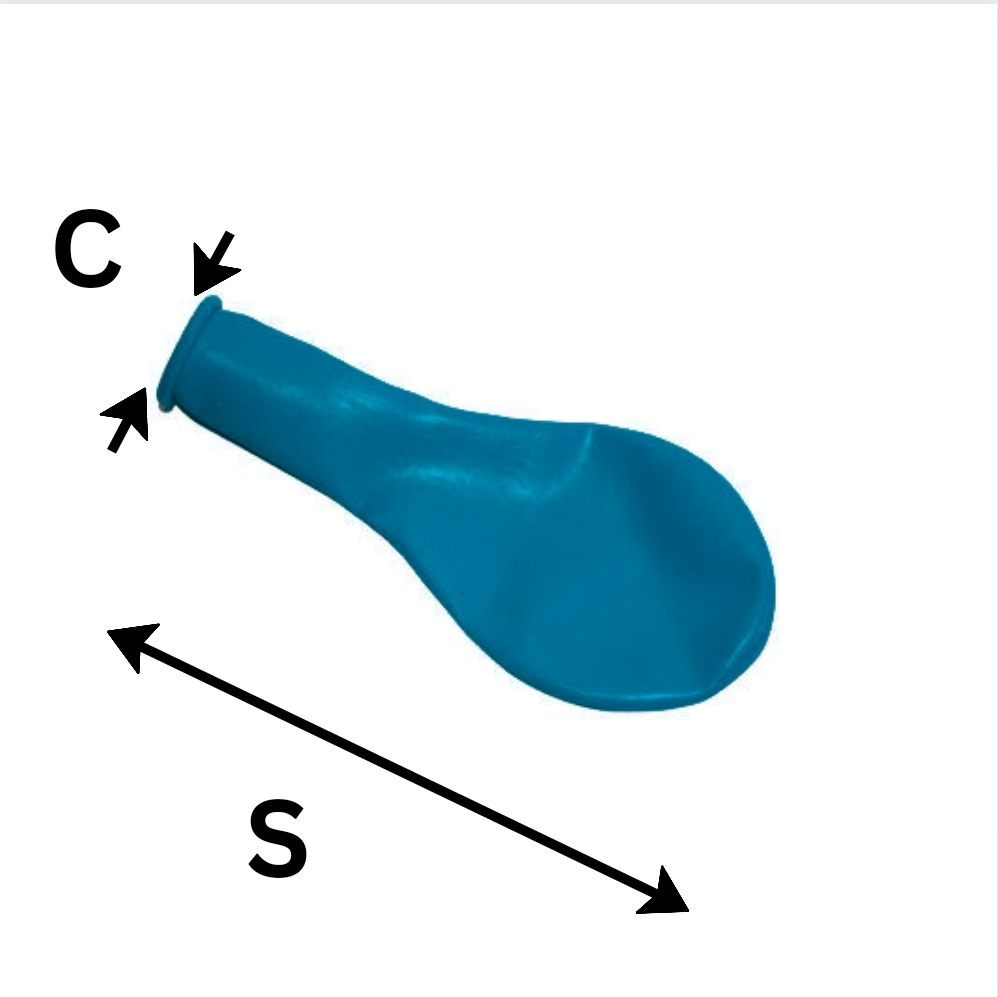 The lip and body of the ballon can be thought of as C and S respectively.